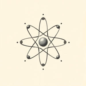 Dotwork Atomic Tattoo