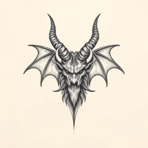 Dotwork Baphomet Tattoo