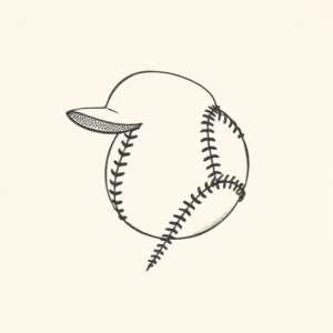 Dotwork Baseball Tattoo