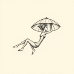 Dotwork Beach Tattoo