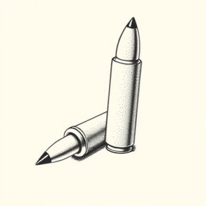 Dotwork Bullet Tattoo