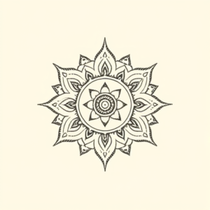 Dotwork Chakra Tattoo