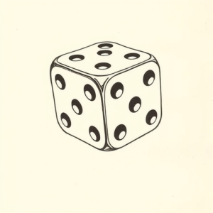 Dotwork Dice Tattoo