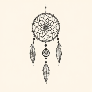 Dotwork Dreamcatcher Tattoo