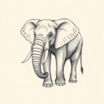 Dotwork Elephant Tattoo