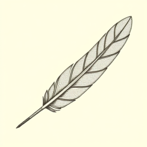 Dotwork Feather Tattoo