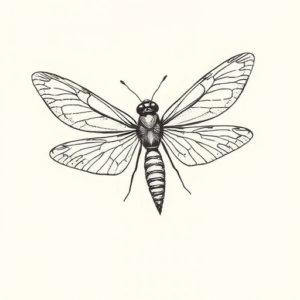 Dotwork Firefly Tattoo