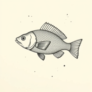 Dotwork Fish Tattoo
