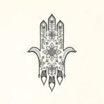 Dotwork Hamsa Tattoo