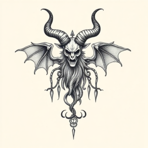 Dotwork Hecate Tattoo