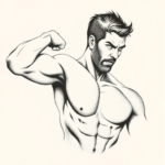 Dotwork Hercules Tattoo