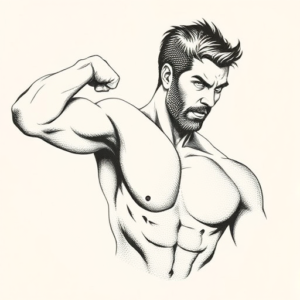 Dotwork Hercules Tattoo