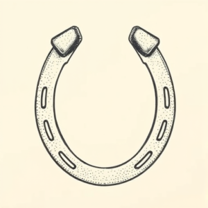 Dotwork Horseshoe Tattoo