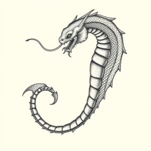 Dotwork Hydra Tattoo