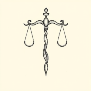 Dotwork Libra Tattoo