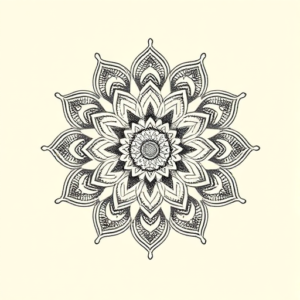 Dotwork Mandala Tattoo