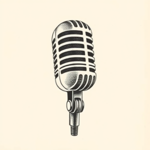 Dotwork Microphone Tattoo