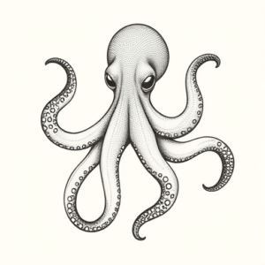 Dotwork Octopus Tattoo
