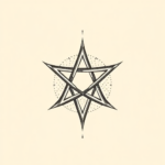 Dotwork Pentagram Tattoo