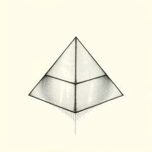 Dotwork Pyramid Tattoo