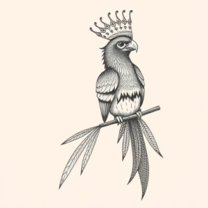 Dotwork Quetzal Tattoo