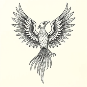 Dotwork Quetzalcoatl Tattoo