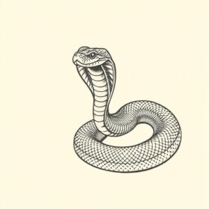 Dotwork Rattlesnake Tattoo