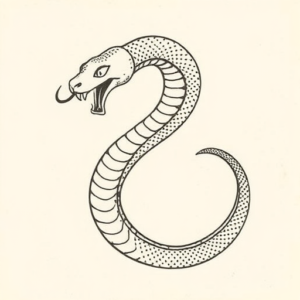Dotwork Serpent Tattoo