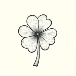 Dotwork Shamrock Tattoo