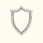 Dotwork Shield Tattoo
