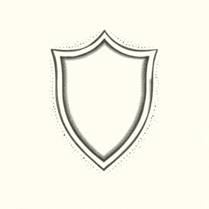 Dotwork Shield Tattoo