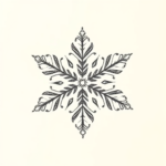 Dotwork Snowflake Tattoo