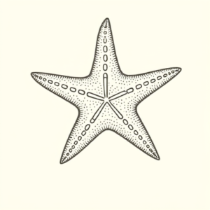 Dotwork Starfish Tattoo