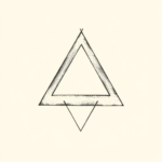 Dotwork Triangle Tattoo