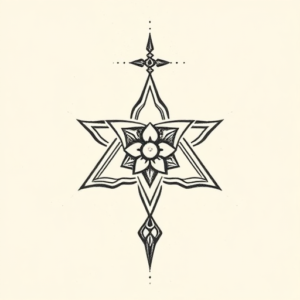 Dotwork Trinity Tattoo
