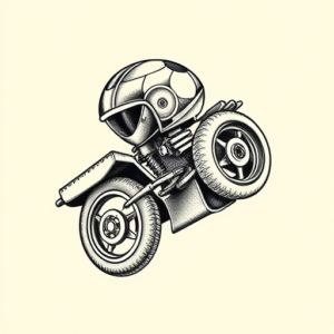 Dotwork Turbo Tattoo
