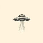 Dotwork Ufo Tattoo