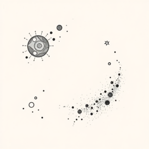 Dotwork Universe Tattoo