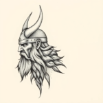 Dotwork Viking Tattoo