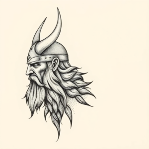 Dotwork Viking Tattoo