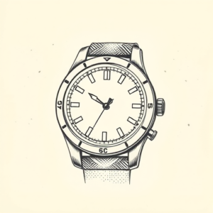 Dotwork Watch Tattoo