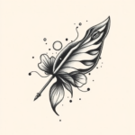 Dotwork Water Tattoo