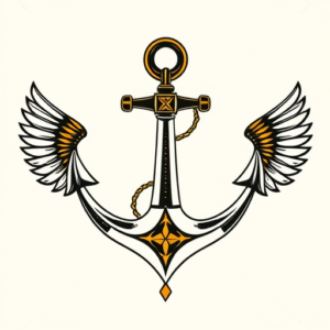 Egyptian Anchor Tattoo