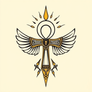 Egyptian Ankh Tattoo