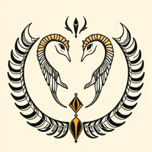 Egyptian Aries Tattoo