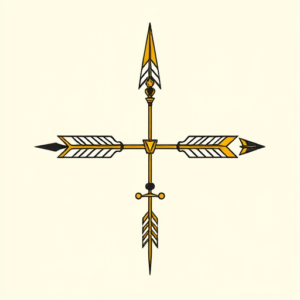 egyptian-arrow-tattoo