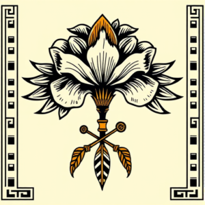 Egyptian Carnation Tattoo