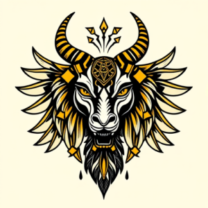 Egyptian Cerberus Tattoo