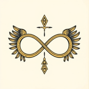 Egyptian Infinity Tattoo