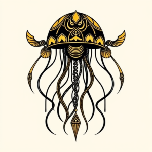 Egyptian Jellyfish Tattoo